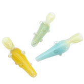 3" FUMED MULTI MARBLE CHILLUM | 1CT